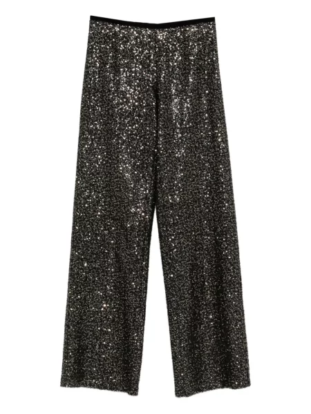Pantaloni Cenere Gb cu paiete verde