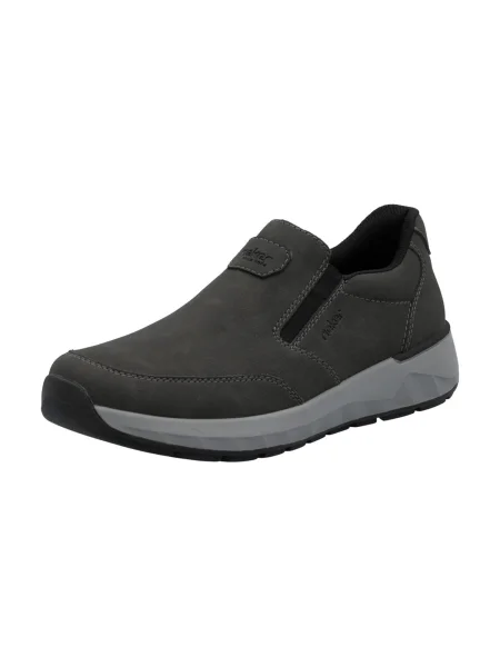 Rieker Slip-on obuv tmavosivá