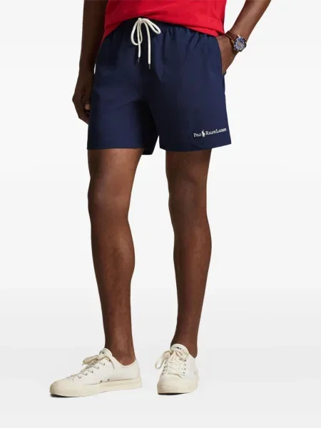 Ριγέ δερμάτινος κάλτσες Polo Ralph Lauren με κορδόνι μαύρο