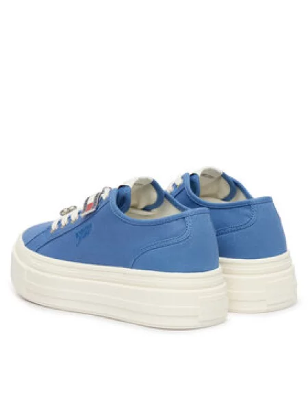 Tommy Jeans Laisvalaikio batai Tjw Flatform Sneaker Charms mėlyna