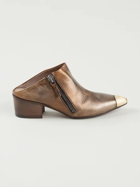 Papuci tip mules Settima bronz