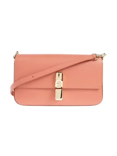 Torebka crossbody Furla skórzana różowa
