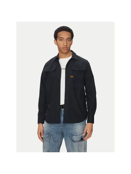 Рубашка G-star Raw синяя