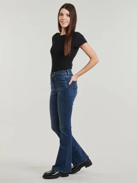 Blugi evazați G-star Raw albastru