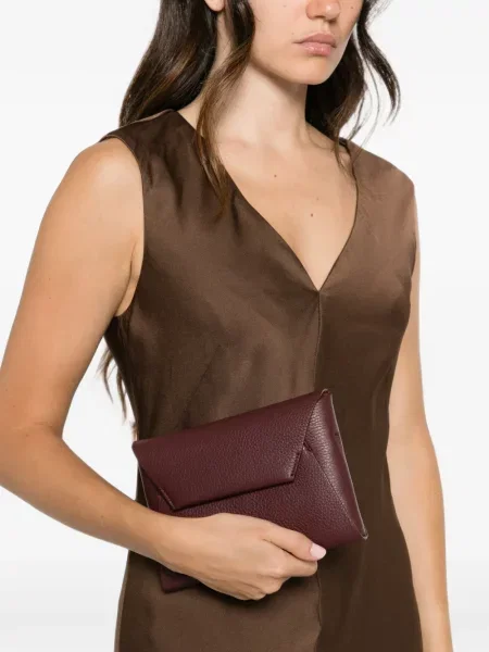 Body Brunello Cucinelli din piele violet