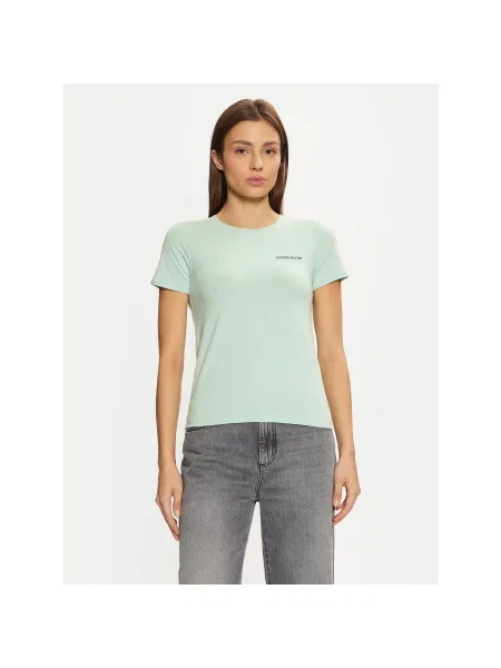 Guess Jeans T-shirt Regular Fit zelena