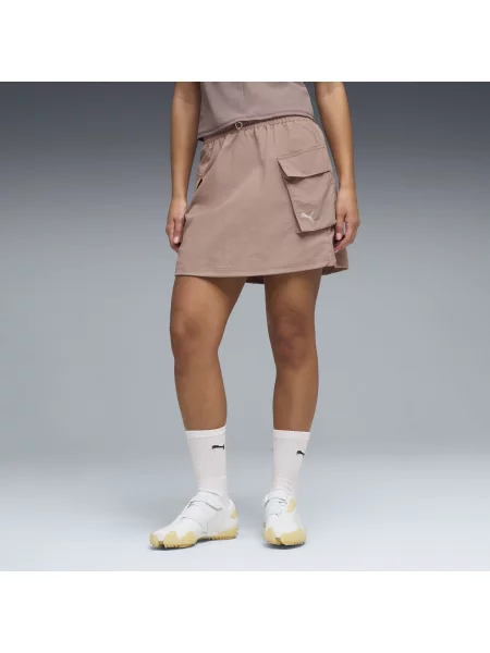 PUMA spódnica cargo Wardrobe Essentials Akcesoria S beżowy
