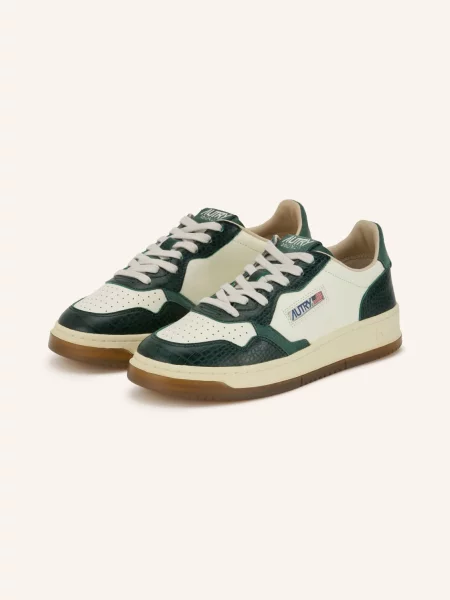 Autry Sneakersy Medalist Low Cz režná / tmavě zelená