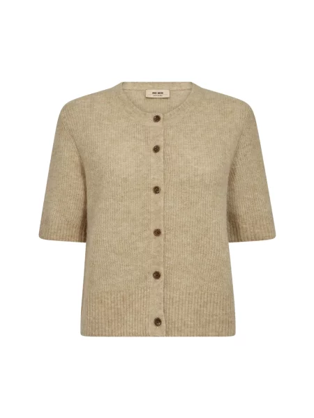 Kardigan Mos Mosh wełniany beżowy
