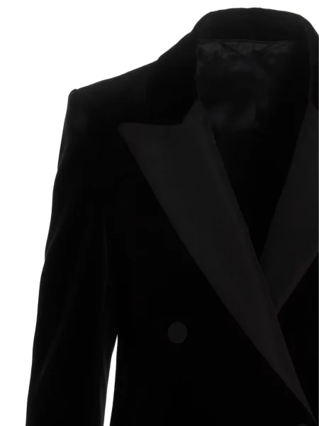 Sacou Blazé Milano de catifea negru
