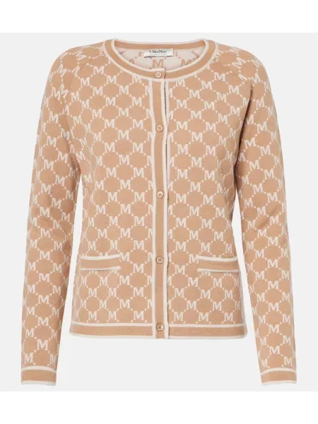 Cardigan 's Max Mara de lână bej