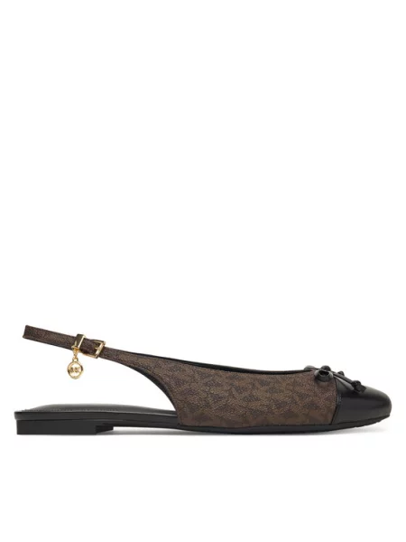 MICHAEL Michael Kors Balerinke Piper Sling rjava