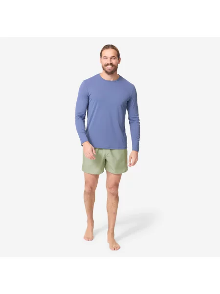 Koszulka UV surfingowa Decathlon Water T-shirt długi rękaw niebieska