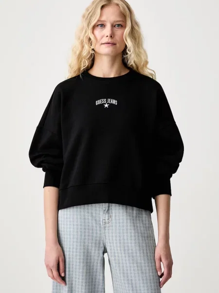 Guess Jeans hanorac pentru femei din negru