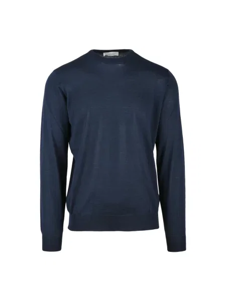 Sweter Filippo De Laurentiis wełniany niebieski