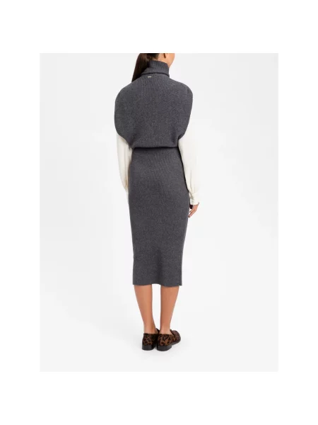 Sukienka maxi Twinset szara