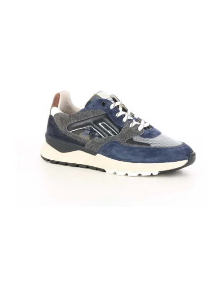 Sneakersy Floris Van Bommel niebieskie