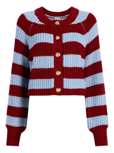 Cardigan Cinq A Sept cu dungi albastru