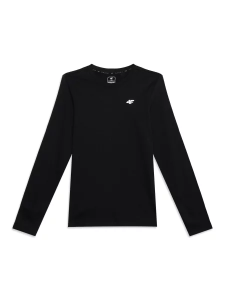 4F Junior Tricou funcțional negru