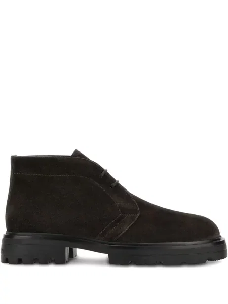 Botine Hogan din piele de căprioară negru