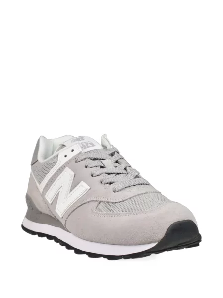 Sneakerși New Balance 574 din dantelă negru