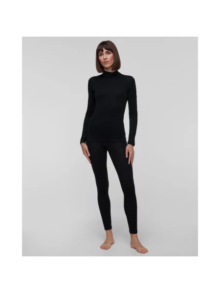 Termo Legíny S Vysokým Pasem Icebreaker Mer Tech High Rise Leggings V Barvě černé