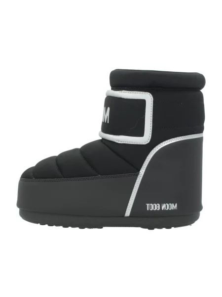 Čižmy Moon Boot s remienkami čierna