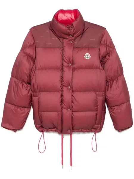Geacă cu puf Moncler roșu