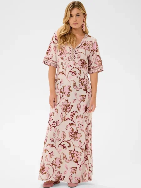 Cream Rochie Tiah / maro / roz bej