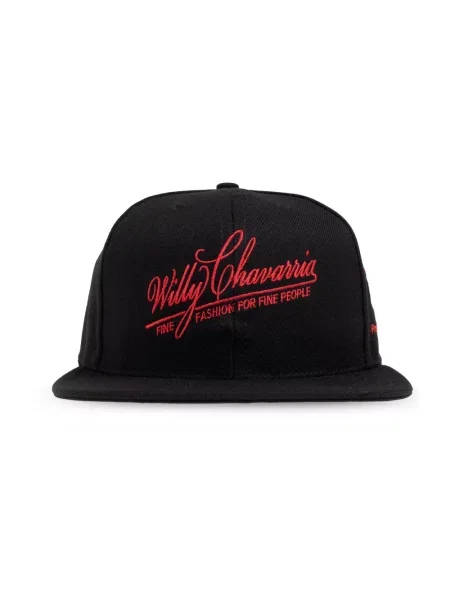 Willy Chavarria czapka z daszkiem Fine Fashion czarny