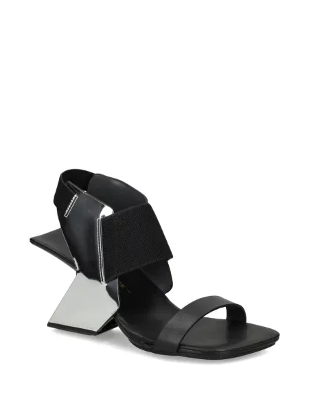 Sandale United Nude din piele argintiu