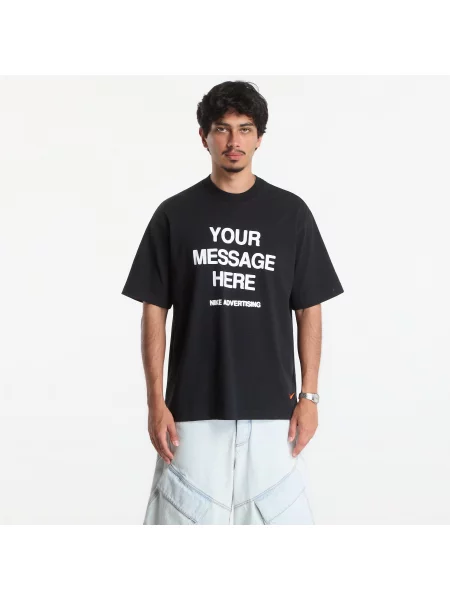 Tricou Nike "Your Message Here" T-Shirt Black XXXL negru