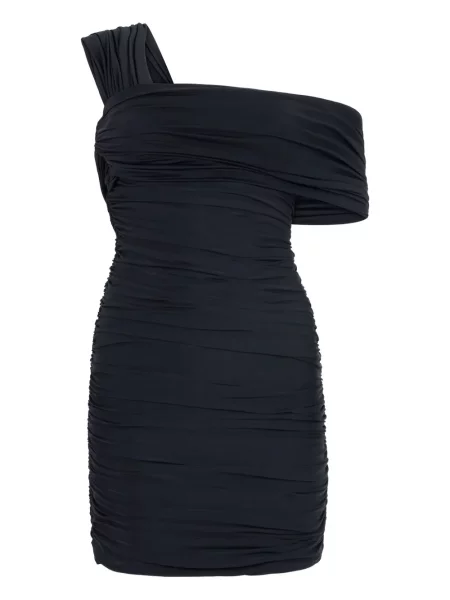 Rochie mini Roberto Cavalli cu un umăr gol de costum negru