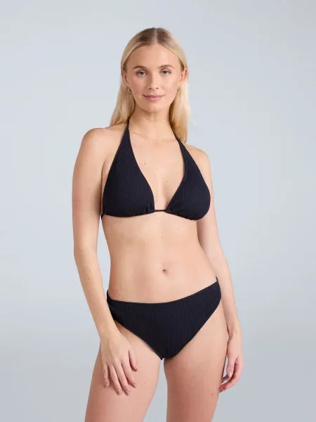 Iona — góra bikini typu halter Charcoal szary