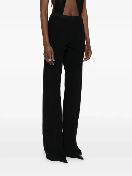 Spodnie palazzo Rick Owens czarne