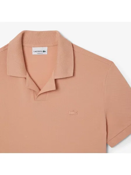 Классическое поло Lacoste розовое