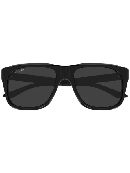 Gucci štvorcové slnečné okuliare pánske sivá