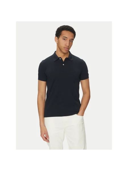 Geox Polo majica Mornarsko Regular Fit modra