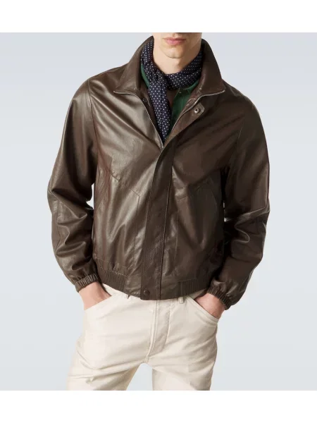 Geanta de piele Tom Ford verde