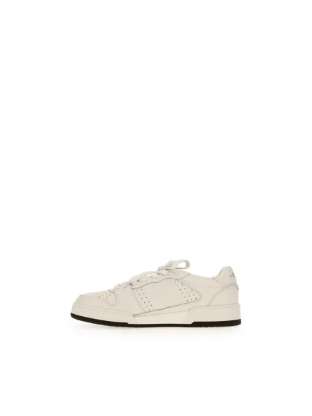Sneakersy Fendi skórzane beżowe