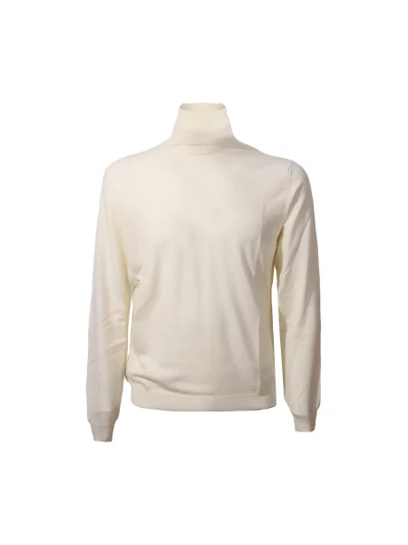 Sweter z golfem Zanone biały