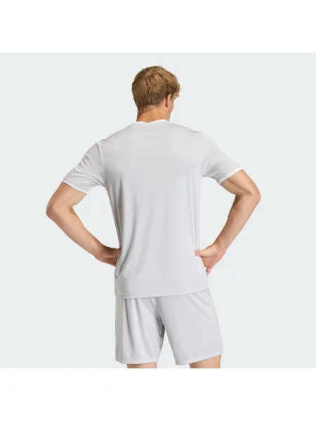 Koszulka Adidas z dżerseju biała