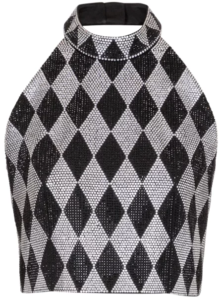 Top Balmain cu imagine negru