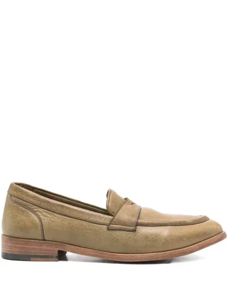 Pantofi loafer Sturlini Firenze din piele verde