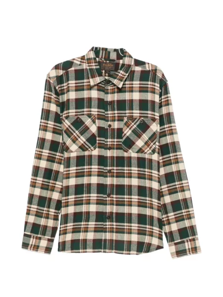 Cămașă Filson în carouri verde