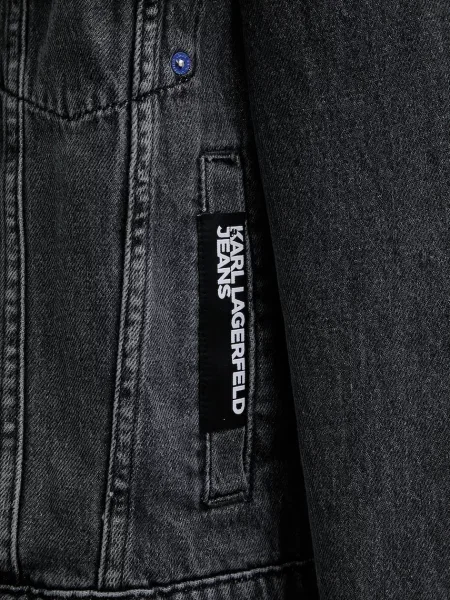 Джинсовая куртка Karl Lagerfeld Jeans черная
