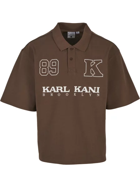 Karl Kani Tricou maro alb