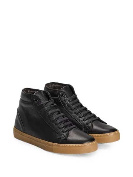 Sneakerși Roberto Pepe Luxury din piele negru