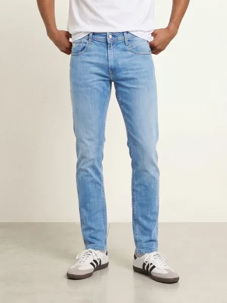 Replay Jeansy Anbass Slim Fit blau niebieskie