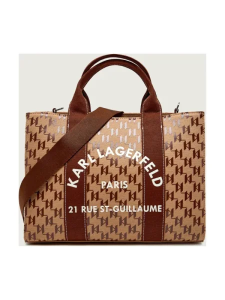 Geantă shopper Karl Lagerfeld maro
